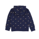 felpa leggera cappuccio bambino club gfx po hoodie MIDNIGHT NAVY