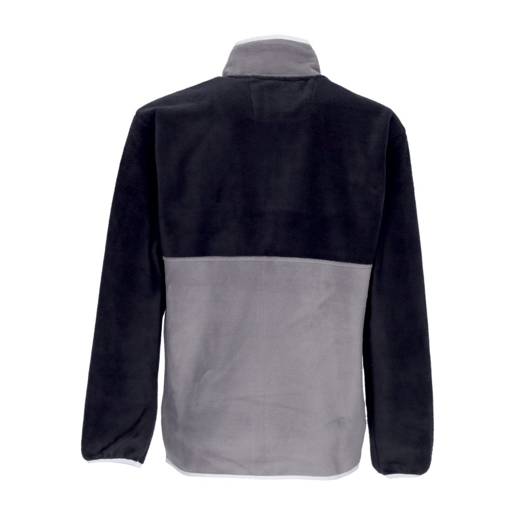 giubbotto pile uomo back bowl full zip fleece BLACK/CITY GREY/WHITE