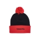 cappello pom pom uomo nba two tone pom beanie hardwood classics phi76e BLACK