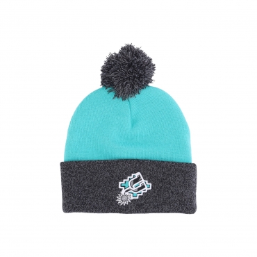 cappello pom pom uomo nba two tone pom beanie hardwood classics saaspu TEAL