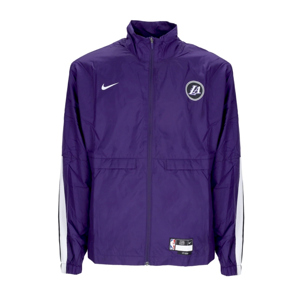 giacca a vento uomo nba city edition courtside jacket loslak INK/WHITE/BLACK