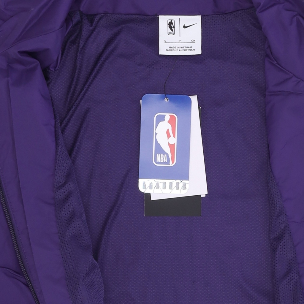 giacca a vento uomo nba city edition courtside jacket loslak INK/WHITE/BLACK