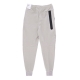pantalone tuta felpato uomo sportswear tech fleece winter jogger COBBLESTONE/BLACK