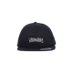 cappellino visiera piatta uomo usualism cap BLACK