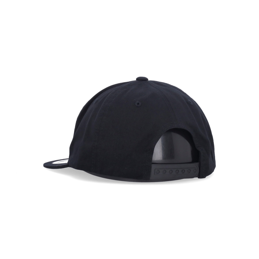cappellino visiera piatta uomo usualism cap BLACK