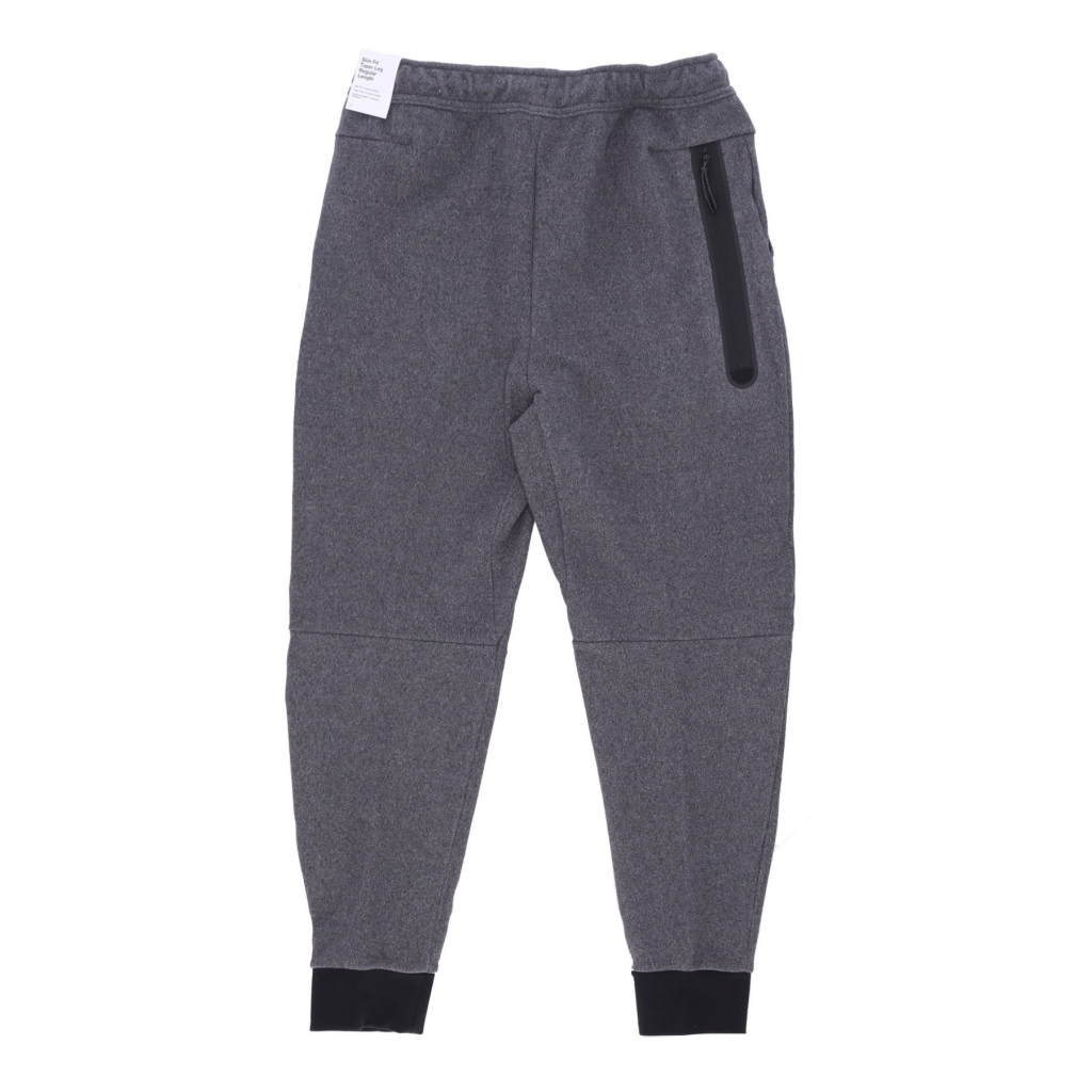pantalone tuta felpato uomo sportswear tech fleece winter jogger BLACK/BLACK