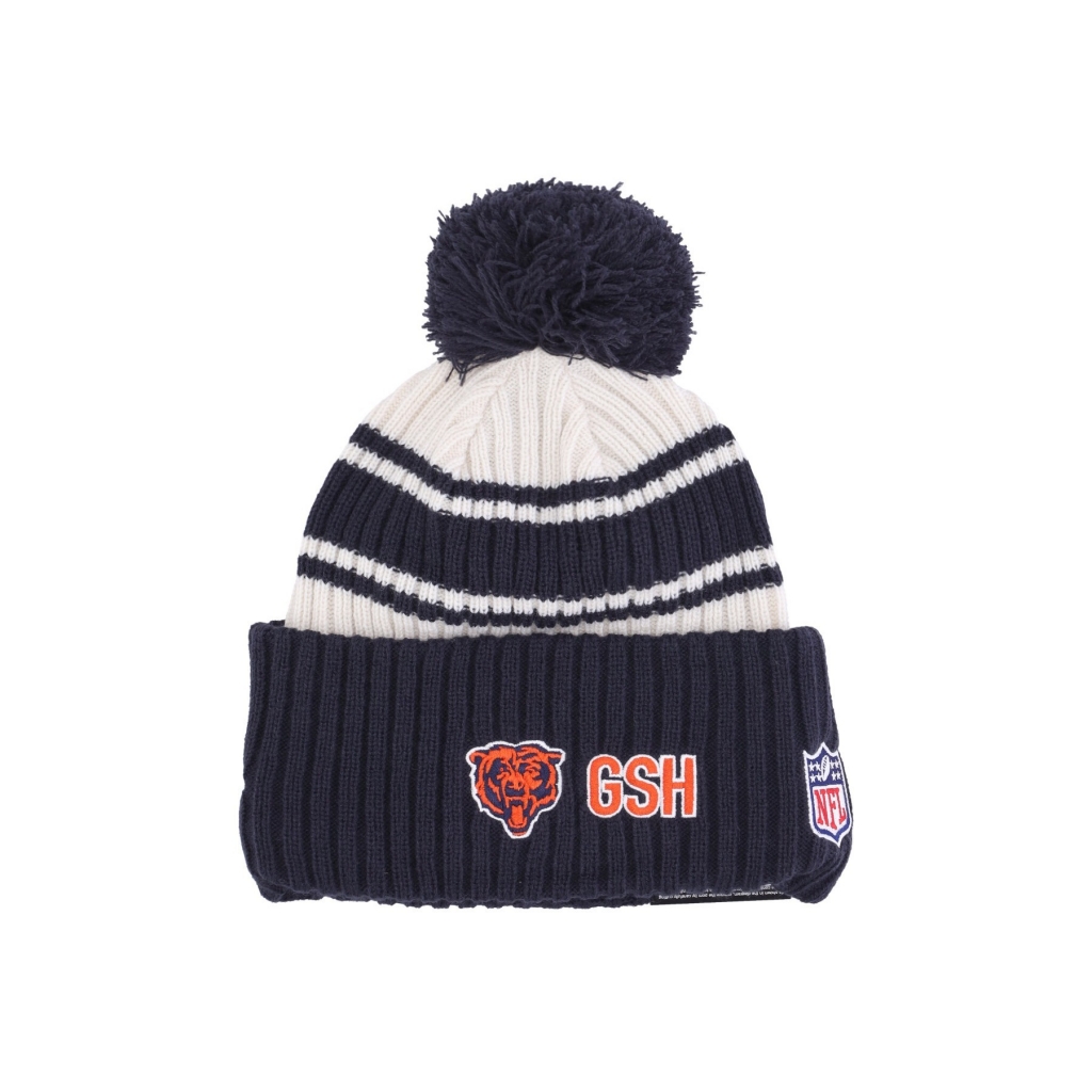 cappello pom pom uomo nfl sideline sport knit chibea CHROME WHITE/ORIGINAL TEAM COLORS