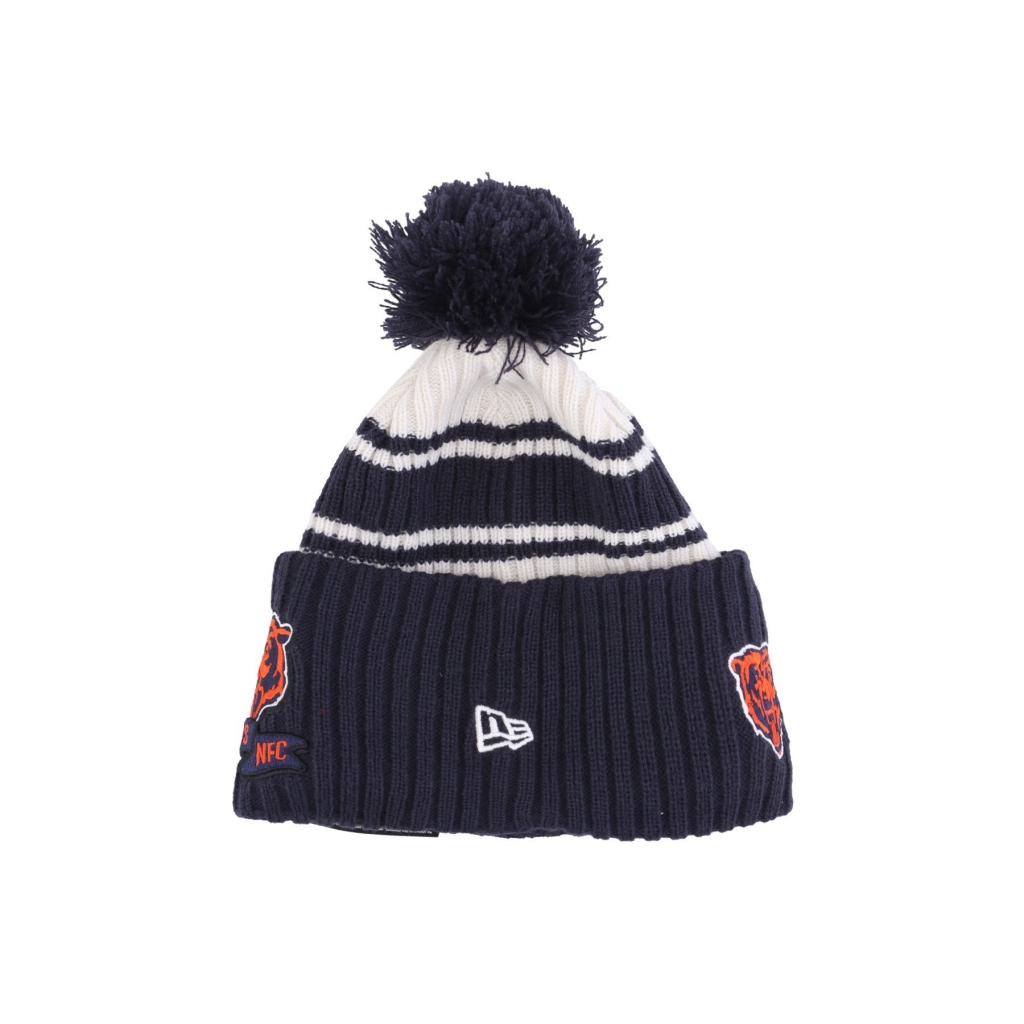 cappello pom pom uomo nfl sideline sport knit chibea CHROME WHITE/ORIGINAL TEAM COLORS