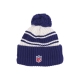 cappello pom pom uomo nfl sideline sport knit CHROME WHITE/ORIGINAL TEAM COLORS