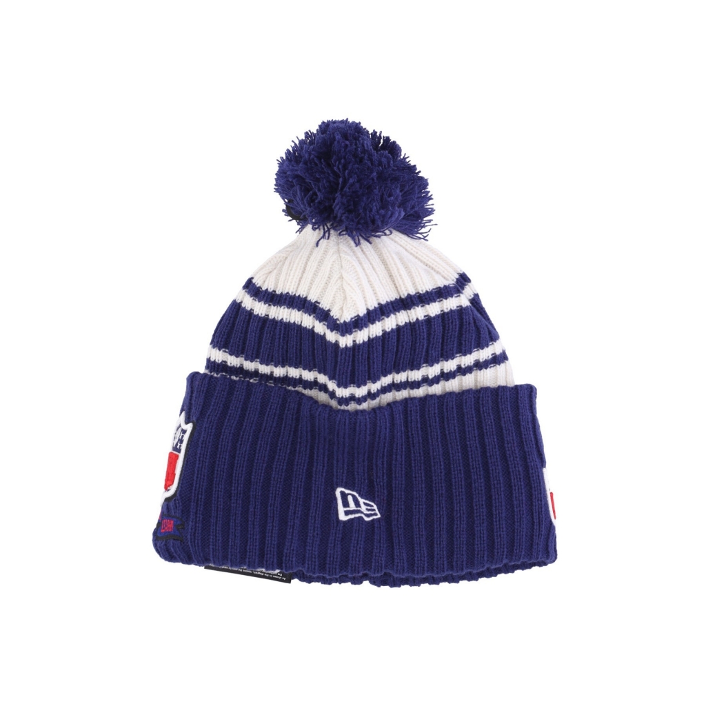 cappello pom pom uomo nfl sideline sport knit CHROME WHITE/ORIGINAL TEAM COLORS