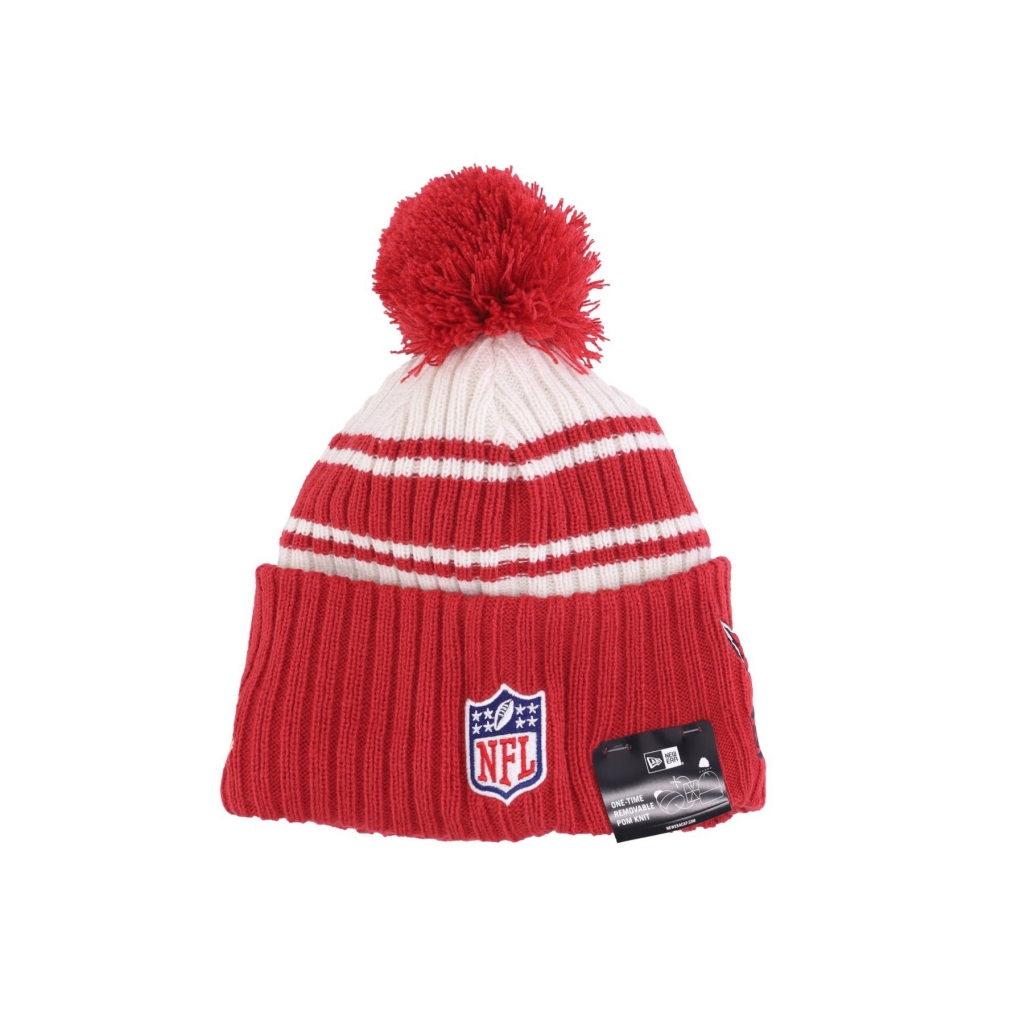 cappello pom pom uomo nfl sideline sport knit aricar CHROME WHITE/ORIGINAL TEAM COLORS