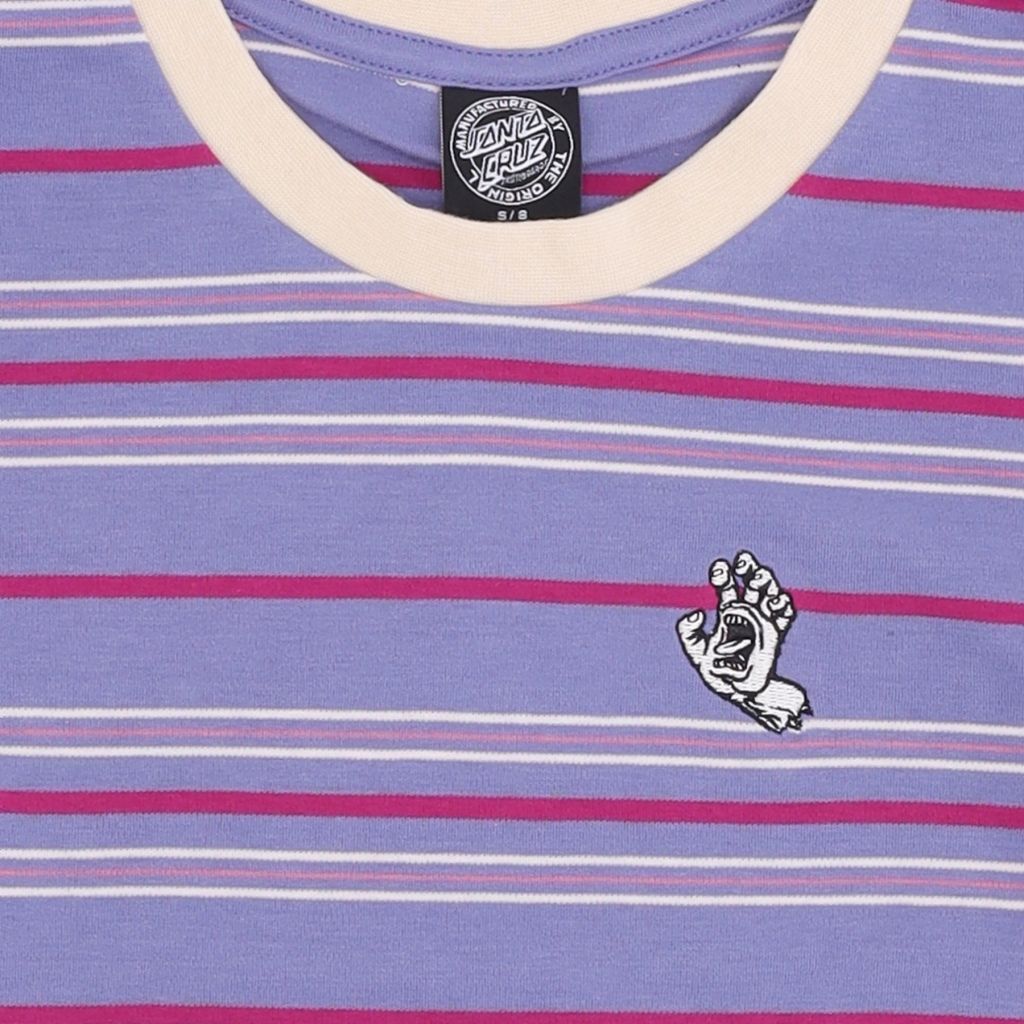 maglietta donna mini mono hand ringer tee VIOLET STRIPE