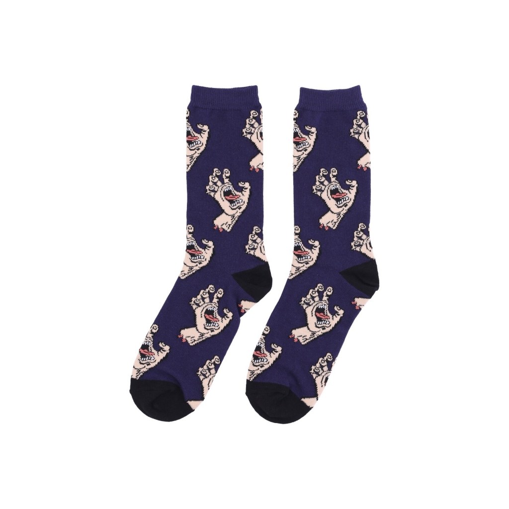 calza media uomo multi hand sock 2 pack NICKEL/NAVY BLUE