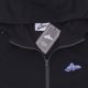 felpa leggera cappuccio zip uomo black label future hoodie