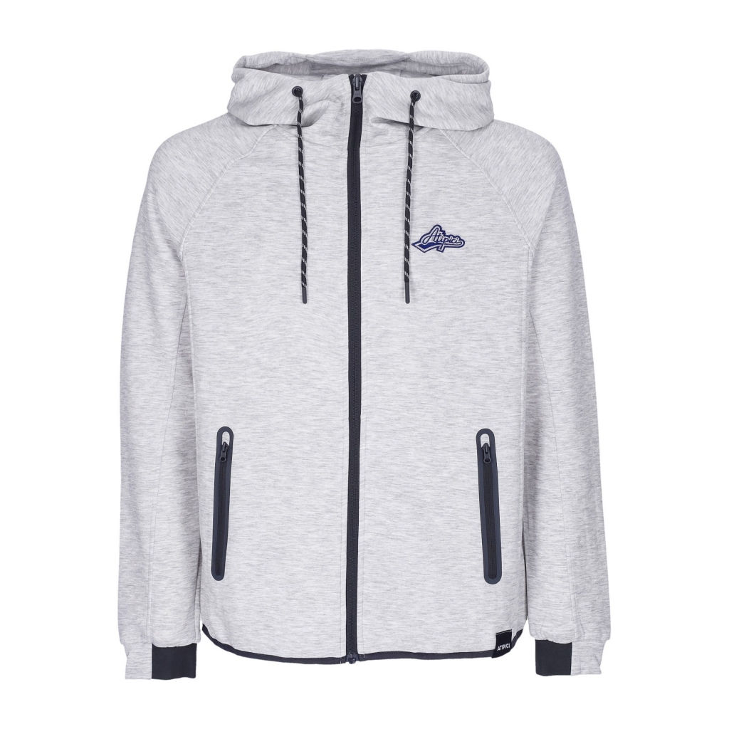 felpa leggera cappuccio zip uomo black label future hoodie GREY