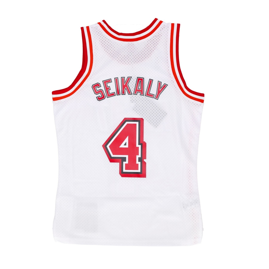 canotta basket uomo nba home jersey hardwood classics no 4 rony seikaly 1988-89 miahea WHITE/ORIGINAL TEAM COLORS