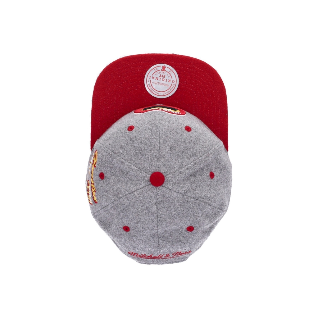 cappellino visiera piatta uomo nba melton patch snapback hardwood classics houroc GREY/ORIGINAL TEAM COLORS