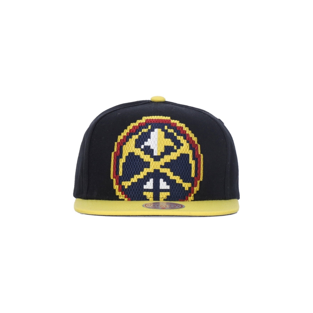 cappellino visiera piatta uomo nba 8 bit xl snapback hardwood classics dennug BLACK