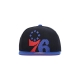 cappellino visiera piatta uomo nba 8 bit xl snapback hardwood classics phi76e BLACK