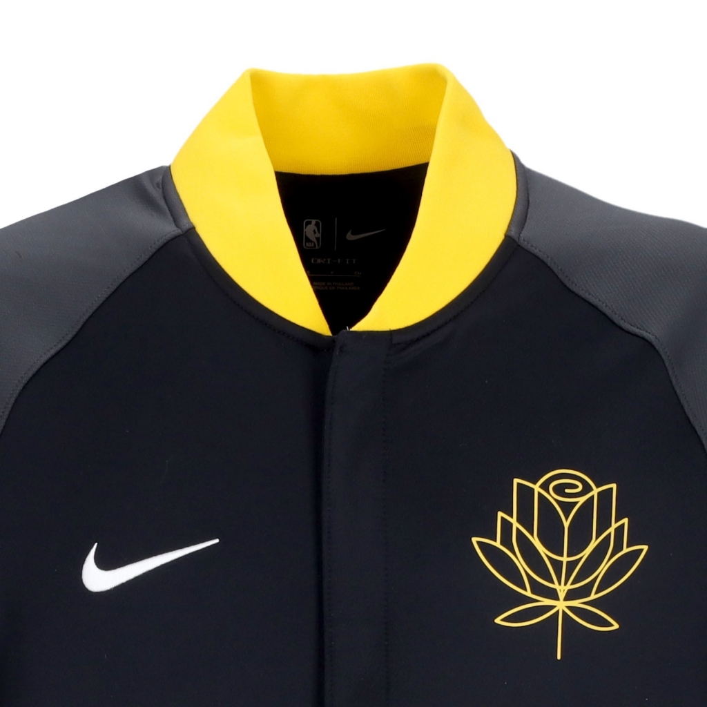 felpa leggera college uomo nba city edition  dri-fit showtime full-zip jacket golwar BLACK/ANTHRACITE/AMARILLO/WHITE