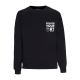 felpa girocollo uomo love your body crew BLACK