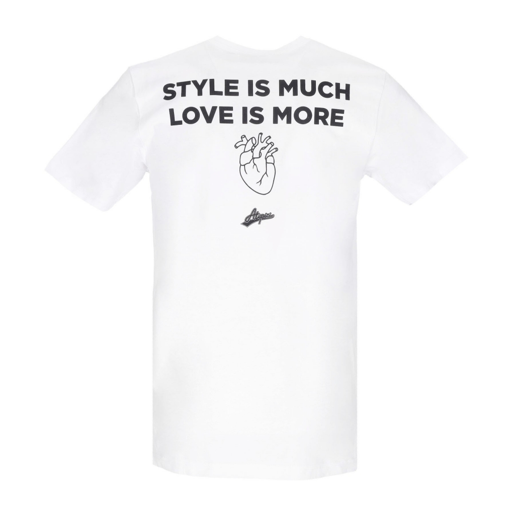 maglietta uomo style is much tee WHITE