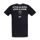 maglietta uomo style is much tee BLACK