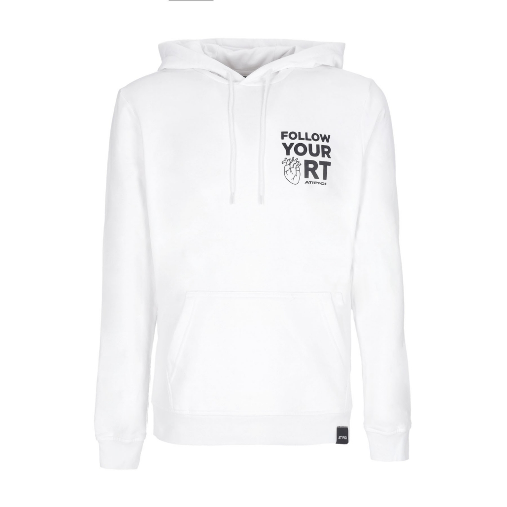 felpa cappuccio uomo style is much hoodie WHITE
