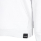 felpa cappuccio uomo love hoodie WHITE