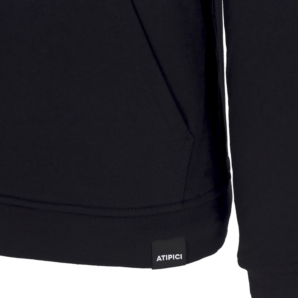 felpa cappuccio uomo love hoodie BLACK
