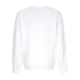 felpa leggera girocollo uomo sportswear air french terry crew WHITE/SPEED YELLOW