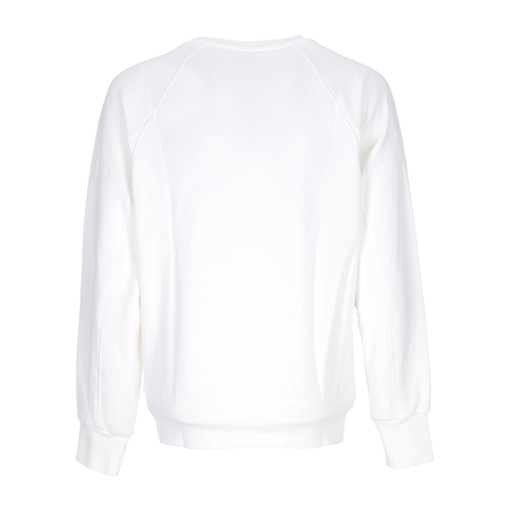 felpa leggera girocollo uomo sportswear air french terry crew WHITE/SPEED YELLOW