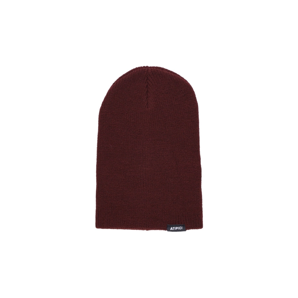 cappello uomo black label beanie BURGUNDY