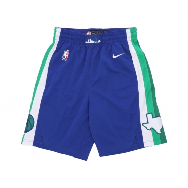 pantaloncino basket uomo nba city edition 22 dri-fit swingman short dalmav RUSH BLUE/WHITE