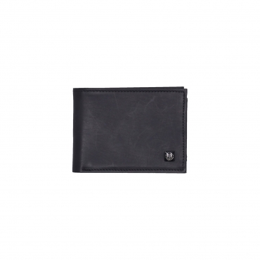 portafoglio uomo segur leather wallet BLACK