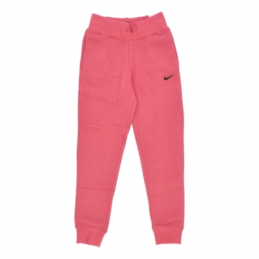 pantalone tuta felpato donna sportswear high-waisted fleece joggers ADOBE/BLACK