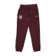 pantalone tuta felpato uomo mlb team logo jogger neyyan MAROON/WHITE