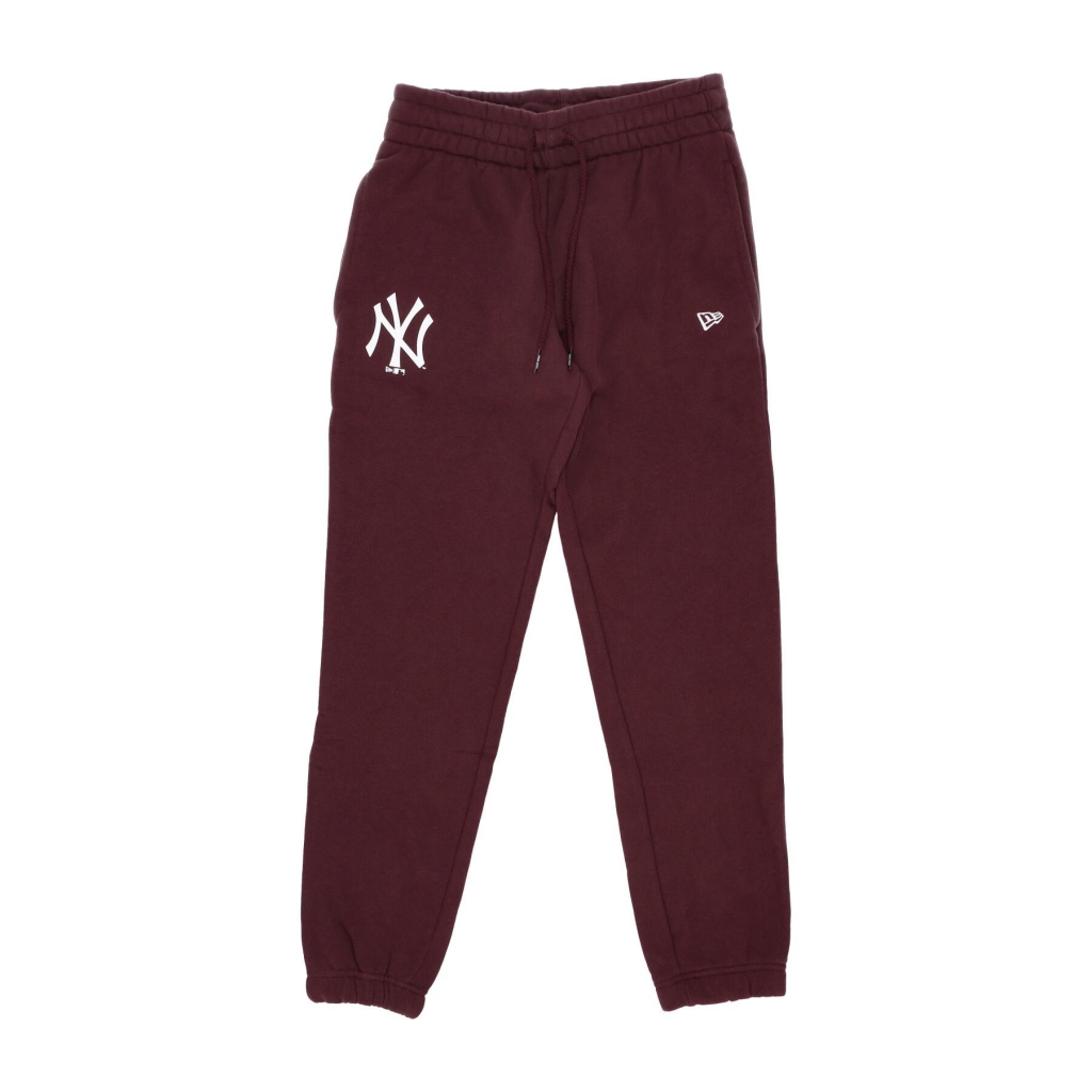 pantalone tuta felpato uomo mlb team logo jogger neyyan MAROON/WHITE