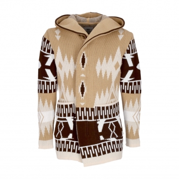 giubbotto uomo hooded l/s cardigan SAND