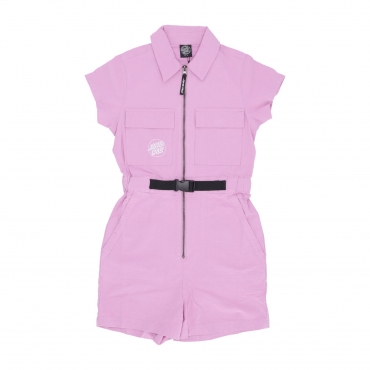 tuta intera donna strip cargo playsuit ORCHID