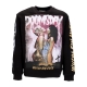 felpa leggera girocollo uomo where sin lives crewneck BLACK