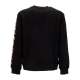 felpa leggera girocollo uomo where sin lives crewneck BLACK