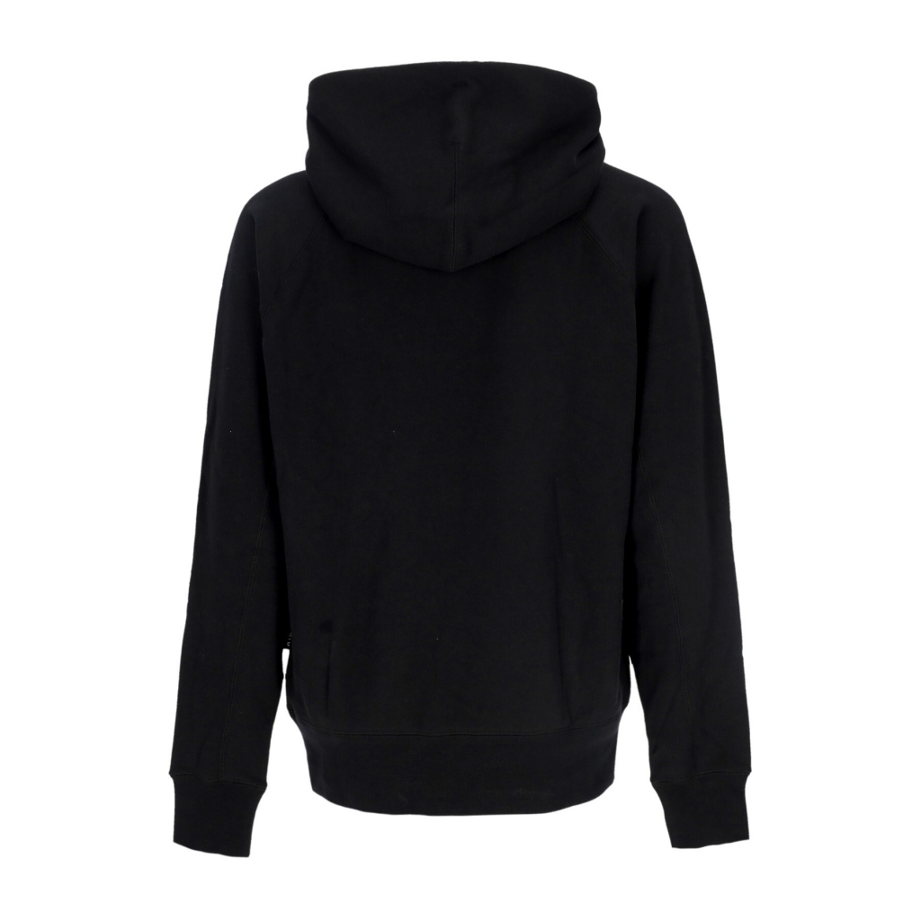 felpa leggera cappuccio uomo sportswear air french terry hoodie BLACK/BLACK