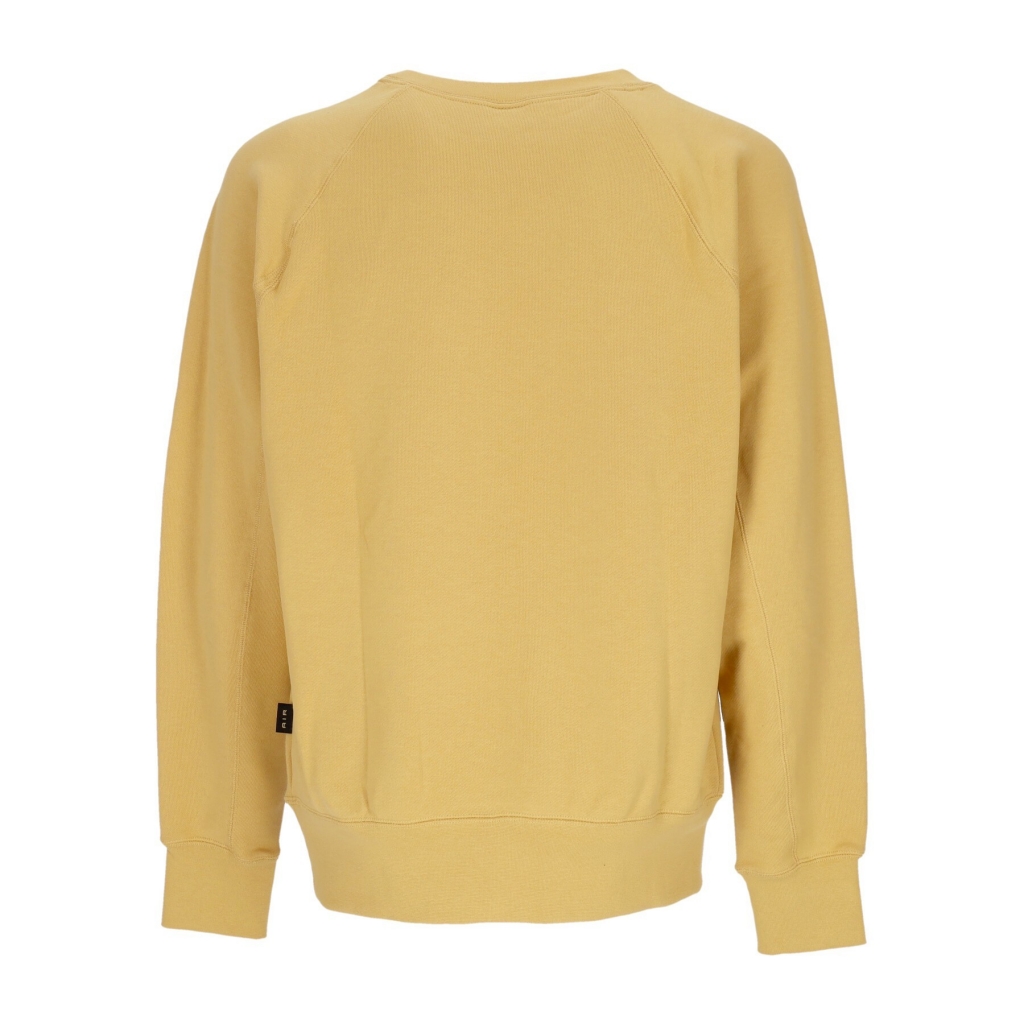 felpa leggera girocollo uomo sportswear air french terry crewneck WHEAT GOLD/WHEAT GOLD