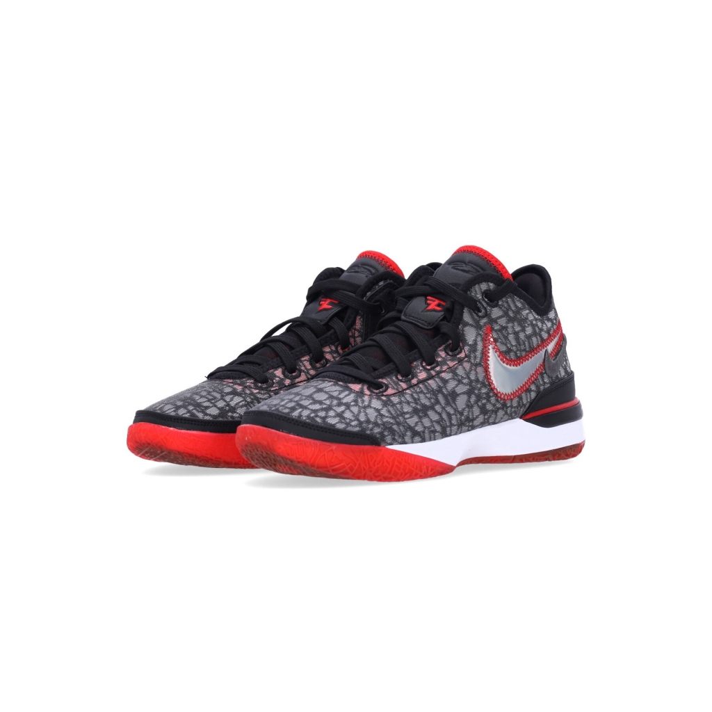 scarpa basket uomo zoom lebron nxxt gen BLACK/WHITE/BLACK/UNIVERSITY RED