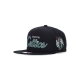 cappellino visiera piatta uomo nba team script 20 snapback boscel BLACK