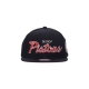 cappellino visiera piatta uomo nba team script 20 snapback detpis BLACK