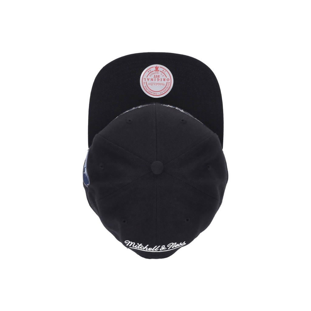 cappellino visiera piatta uomo nba team script 20 snapback memgri BLACK