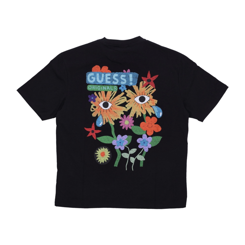 maglietta uomo go earth day planet tee JET BLACK
