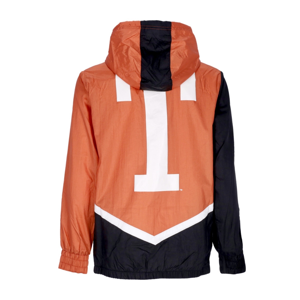 giacca a vento uomo ncaa undeniable full zip windbreaker texlon ORANGE